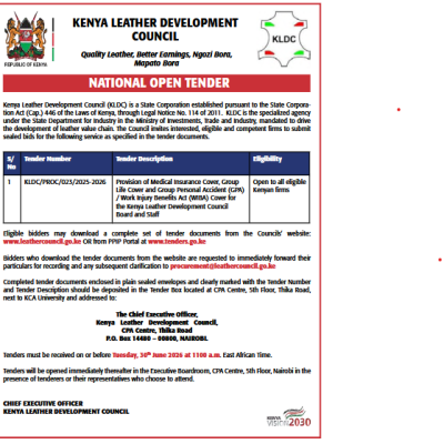 National Open Tender